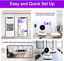 Carica l'immagine nel visualizzatore di Gallery, MASOMRUN Dual Band 2.4G 5G Telecamera WIFI FHD 1080P di...