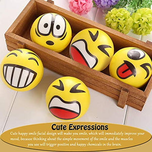 Emoji Anti-Stress Palla Stress Compressione Facciale Giocattolo per... - Ilgrandebazar