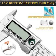 Carica l'immagine nel visualizzatore di Gallery, Calibro Digitale - JUNING Caliper metrico da 150mm elettronico in acciaio A