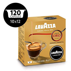 Lavazza Capsule Caffè A Modo Mio Qualità Oro, 10 Confezioni da 12 Capsule... - Ilgrandebazar