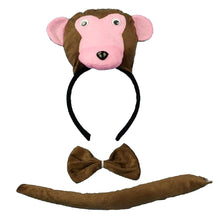 Carica l&#39;immagine nel visualizzatore di Gallery, Set Cerchietto - Lupo - Coda - Papillon - Animali - Donna - Bambini -... - Ilgrandebazar