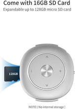 Carica l'immagine nel visualizzatore di Gallery, Lettore MP3 con clip, lettore musicale portatile senza perdita audio per la corsa espandibile fino a 128 GB SD Card (M6N bianco)