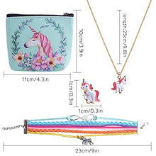 Carica l'immagine nel visualizzatore di Gallery, Defrsk - Set di gioielli con unicorno, per ragazze, braccialetto 5pc Muitl C - Ilgrandebazar