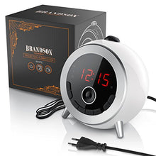 Carica l&#39;immagine nel visualizzatore di Gallery, Brandson - Radiosveglia FM a proiezione - Orologio Radio - Sveglia Digitale...