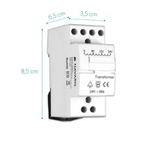 Carica l&#39;immagine nel visualizzatore di Gallery, Navaris Trasformatore per campanello da 230V a 8/12/24V - guida Bianco - Ilgrandebazar