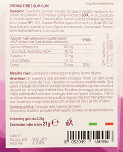 Drenax Forte Slim Gum 9 Chewing Gum, 21 gr