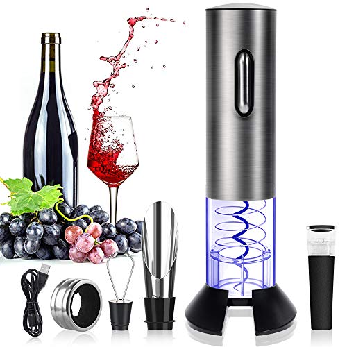 Rovtop Cavatappi Elettrico, Apribottiglie con Ricarica Utilizzando - Ilgrandebazar