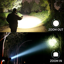 Carica l'immagine nel visualizzatore di Gallery, Torcia Tattica UV 2 in 1, a LED con 500LM, di 395 NM, 4...