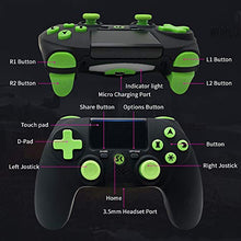 Carica l&#39;immagine nel visualizzatore di Gallery, Controller PS4 wireless di alta qualità con DoubleShock 4 e batteria Nero