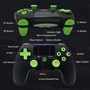 Controller PS4 wireless di alta qualità con DoubleShock 4 e batteria Nero