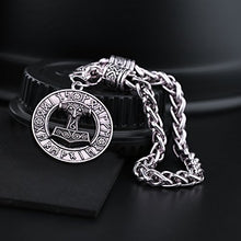 Carica l&#39;immagine nel visualizzatore di Gallery, Charm ciondolo a forma di martello Thor Hammer Mjolnir Viking amuleto... - Ilgrandebazar