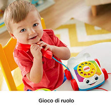 Carica l&#39;immagine nel visualizzatore di Gallery, Fisher Price- Telefono Parlante Trascinabile, Giocattolo per Multicolore