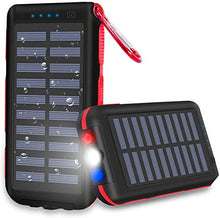 Carica l&#39;immagine nel visualizzatore di Gallery, CXLiy Powerbank Solare Caricabatterie Portatile 25000 mAh Grande... - Ilgrandebazar