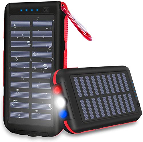 CXLiy Powerbank Solare Caricabatterie Portatile 25000 mAh Grande... - Ilgrandebazar