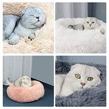 Carica l&#39;immagine nel visualizzatore di Gallery, Decdeal Ciambella per Animali Domestici Morbido Diameter 50cm, Dark grey - Ilgrandebazar