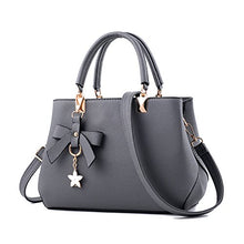 Carica l&#39;immagine nel visualizzatore di Gallery, URAQT Borsa a Mano Donna, Borse a Spalla Donna in PU Pelle, #3 Grigio