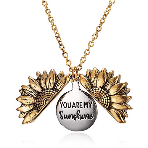 Tacobear Collana Donna Argento Oro Girasole You are My - Ilgrandebazar