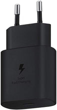 Carica l'immagine nel visualizzatore di Gallery, SAMSUNG EP-TA800NBEGEU - Caricabatterie rapido da 25 W, Porta USB di Tipo C (Senza Cavo), Nero