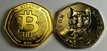 Carica l&#39;immagine nel visualizzatore di Gallery, Bitcoin - Album commemorativo per Monete in Oro 24 kt, Collezione 50 Pence - Ilgrandebazar
