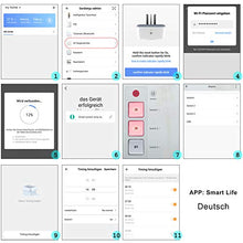 Carica l&#39;immagine nel visualizzatore di Gallery, Ciabatta WiFi Intelligente Multipresa a 3 AC+ 4 USB Controllo Remoto Alexa,...