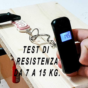 Portachiavi in legno fatto a mano personalizzato con la scritta Mamma TVB,... - Ilgrandebazar