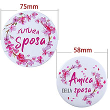 Carica l&#39;immagine nel visualizzatore di Gallery, Spille Addio al Nubilato Amiche della Sposa, 12 Pz per al... - Ilgrandebazar