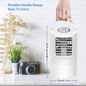 Mini Raffreddatore D'aria, Air Cooler Personale Condizionatori Ventilatore 3...