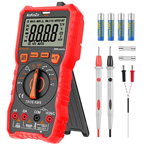 Multimetro Digitale Professionale,AoKoZo Autorange Digitale...