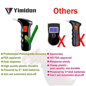 Yimidon Etilometro Portatile, Alcool Test Digitale Professionale con Schermo... - Ilgrandebazar