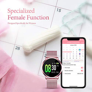 Smartwatch Elegante per Donna Ragazza Impermeabile IP67 con... - Ilgrandebazar