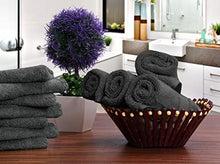 Carica l&#39;immagine nel visualizzatore di Gallery, Utopia Towels - 12 Asciugamani per Il Viso 700 g/mq - 30 x 30 cm, Grigio - Ilgrandebazar