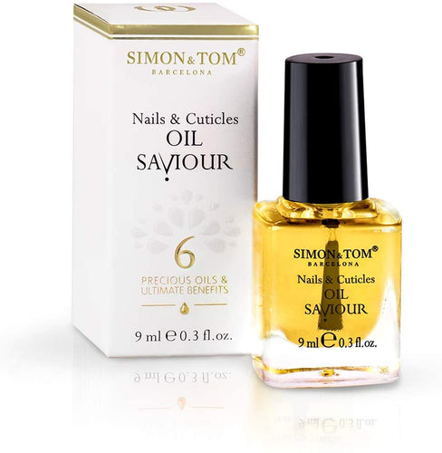 Simon & Tom – Rimedio efficace per unghie e cuticole 100% NATURALE Miscela di 6 oli botanici.-9ML