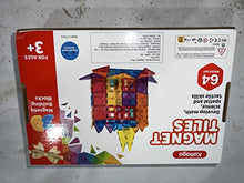 Carica l&#39;immagine nel visualizzatore di Gallery, Katiago Costruzioni Magnetici 64 Pezzi 3D Educativo Blocchi Magneti Set Giocattoli per Bambini STEMS Creatività Montessori per 3+ Anni Ragazzi
