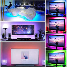 Carica l'immagine nel visualizzatore di Gallery, LED TV Retroilluminazione,Hually 2M Striscia USB con Telecomando e 16...