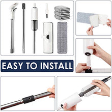 Carica l&#39;immagine nel visualizzatore di Gallery, O&#39;woda Spray Mop, Mocio in Microfibra con Spruzzatore 450ML, Rotante di 360...