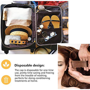 Nuluxi Impermeabile Plastica Monouso Cuffie Doccia Caps da Bagno Trasparente... - Ilgrandebazar