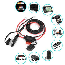 Carica l&#39;immagine nel visualizzatore di Gallery, o tipo 2-pin rapido a spina cavo di prolunga SAE 12 V – 24 V con fusibile 10... - Ilgrandebazar