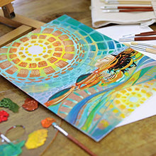 Carica l&#39;immagine nel visualizzatore di Gallery, Zenacolor - Set di 10 Tele Cartonate per 10 (30 x 40 cm) - Ilgrandebazar