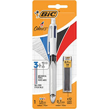 Carica l&#39;immagine nel visualizzatore di Gallery, BIC 4 Colours 3 + 1 HB Penna a Sfera e Mine di Ricarica da 0,7 1 pezzo - Ilgrandebazar