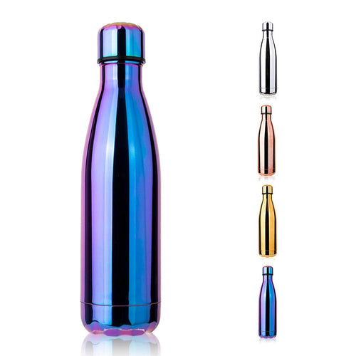 Festnight Borraccia Portatile in Acciaio Inox Termica Bottiglia Purple - Ilgrandebazar