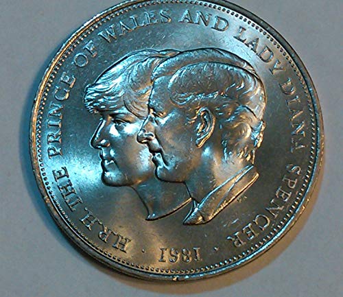 Il Principe di Galles e Lady Diana Spencer commemorativa corona moneta dal... - Ilgrandebazar