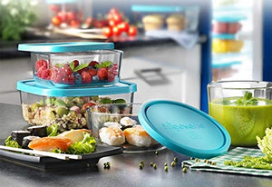 Bormioli 388840 Contenitori In Vetro, 5 Pezzi - Ilgrandebazar