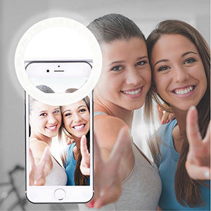 AUTOPkio Selfie Ring Light, 36 LED Light USB ricaricabile per Charge - Ilgrandebazar