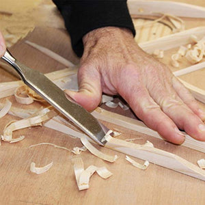 TIMESETL 12 scalpelli per Legno + 2 Lime + 4 Pezzi di Olio Pietra,... - Ilgrandebazar