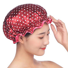 Carica l&#39;immagine nel visualizzatore di Gallery, Xinlie Cuffia per Doccia Impermeabile Cappuccio da Bagno Tappi...
