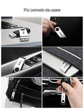 Carica l'immagine nel visualizzatore di Gallery, Netac 64G Chiavetta USB 3.0，Rotazione a 360 ° Pen Drive，USB 64 GB, 3.0