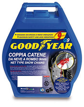 Carica l'immagine nel visualizzatore di Gallery, Goodyear 77907 "G9", Catene neve auto 9 mm, Misura 090, Omologate TUV e 090
