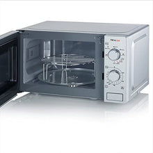 Carica l'immagine nel visualizzatore di Gallery, Severin MW7896 Forno a Microonde con Grill 2 in 1, Acciaio Inox/Nero