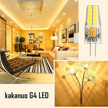 Carica l&#39;immagine nel visualizzatore di Gallery, Kakanuo Lampadine LED G4 3W Equivalenti a 30W Bianco Caldo 3000K 300LM... - Ilgrandebazar