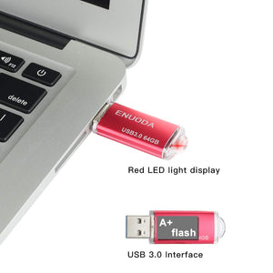 3 Pezzi 64GB Chiavetta ENUODA Pennetta Girevole USB 3.0 3.0, 64gb-color - Ilgrandebazar
